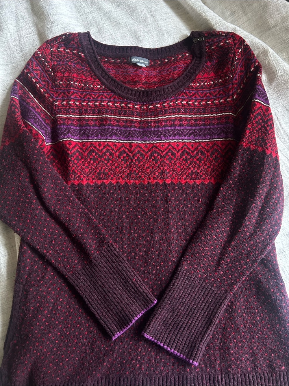 Vintage Eddie Bauer Fair Isle Sweater